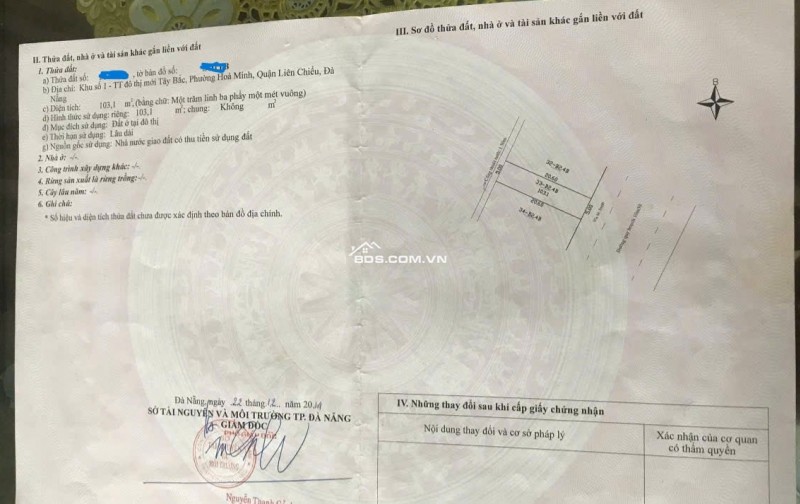 HÀNG HIẾM - CÒN 1 LÔ DUY NHẤT ĐƯỜNG 10,5M THÔNG BIỂN - TRẦN ĐINH TRI